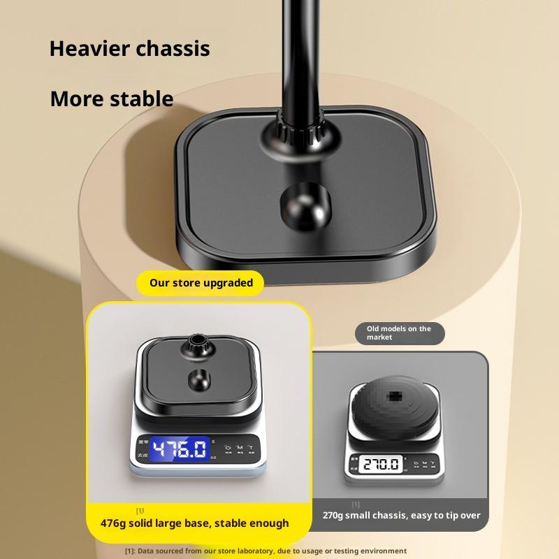 360° nastavitelný úhel a výška Stolní stojánek na telefon - Perfektní líný držák na telefon pro všechny telefony Stojan na tablet Držák na telefon