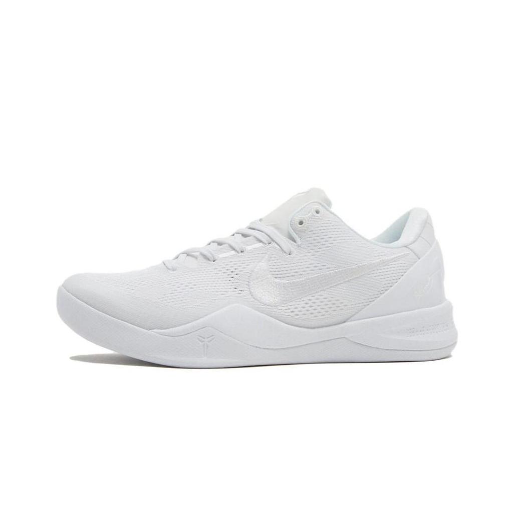 Nike Kobe 8 Kobe 8 Cushioning Low top Basketball Shoes Unisex Pink White FJ9364-100(Team255-)