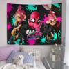 Splatoon Game Tapestry Floor Mat NonSlip Laundry Room Mat Laundry Decor Balcony Child Living Room Household Carpets