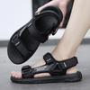 Yaz Yeni Erkek Moda Sandaletleri Erkek Roma Sandaletleri Pu Günlük Sandalet Erkek Ayakkabıları Nefes Alabilir Spor Plaj Ayakkabıları Günlük Sandalet Büyük Beden 38-47
