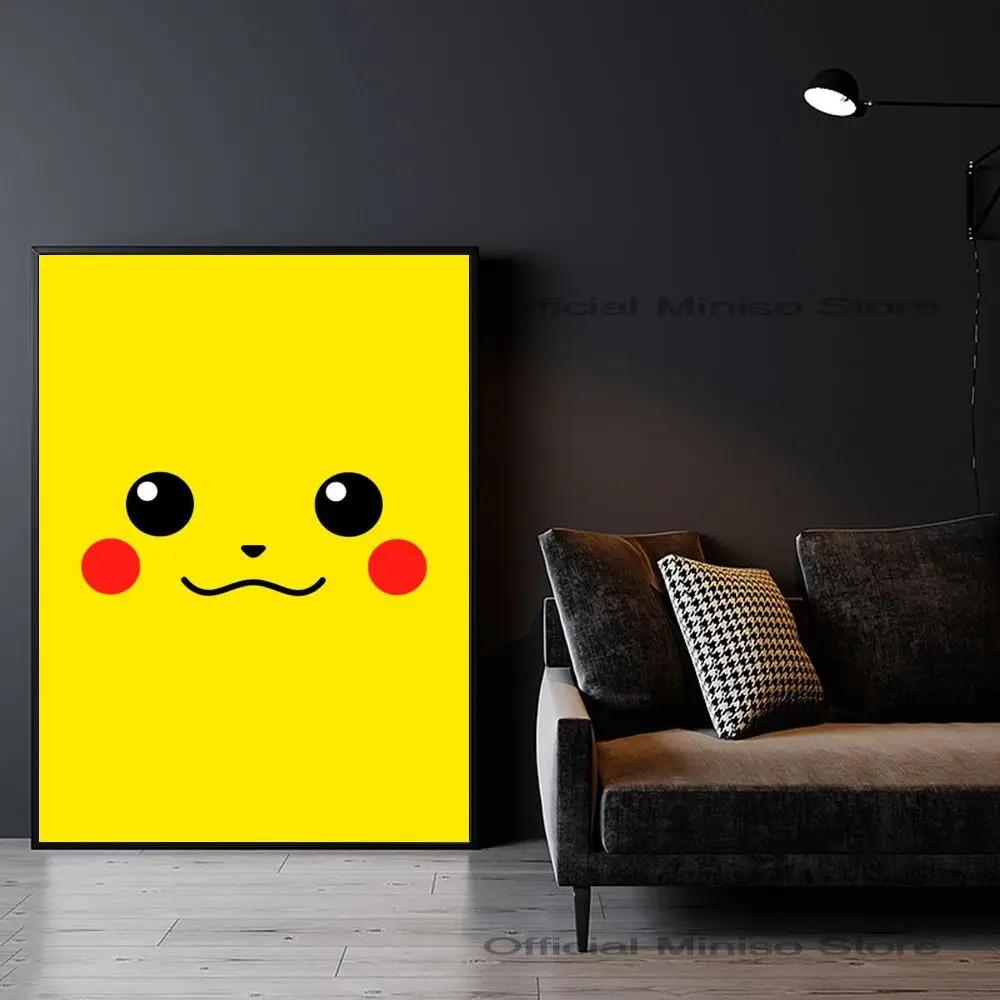 1pc Pokemon Poster Paper Print Home Bedroom Entrance Bar Cafe Art Painting Decoration