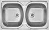 Steel Sink 2-Bowl - Drop-in Decorative Steel Zm5 3200