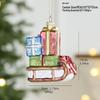 Creative Christmas Tree Decorations: Glass Painted Hedgehog & Bear Charms