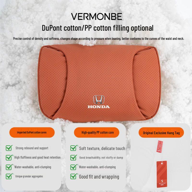Honda Civic, Inspire, Accord, Geely, Binzhi, HRV Lumbar & Neck Support Pillow for Car Seats