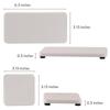 4Pieces Quick Drying Soap Tray Kitchen Soap Dish Water Absorbent Diatomite Coaster Suitable for Bathroom and Kitchen