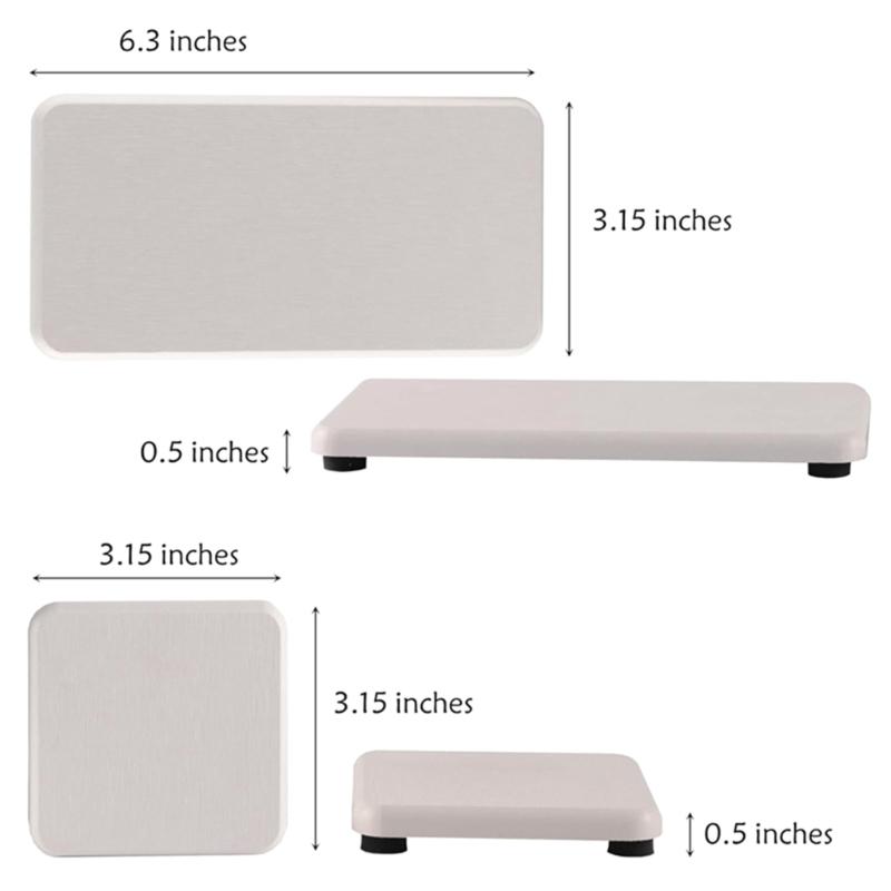 4Pieces Quick Drying Soap Tray Kitchen Soap Dish Water Absorbent Diatomite Coaster Suitable for Bathroom and Kitchen
