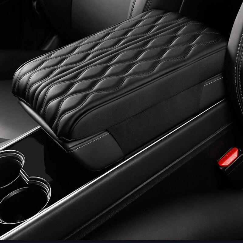 Universal Car Center Console Pad Leather Auto Armrest Cover Protector Cushion