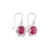 Pink Tourmaline Gemstone 925 Sterling Silver Jewelry Drop/Dangle Earrings 1.30" EE-11-18