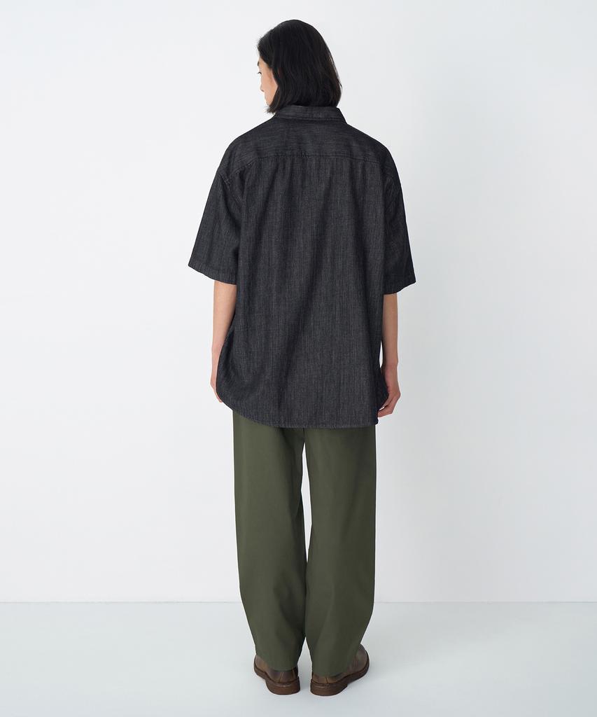 MUSINSA STANDARD Cotton Loose Tapered Elastic Waist Pants [Khaki]