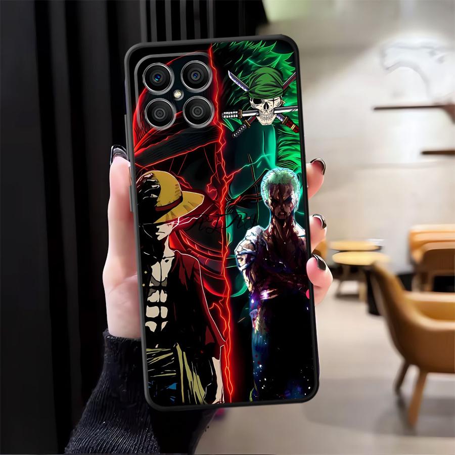 Case for Honor 8X X6 90 X9a Magic5Lite X8 X5b 70 X7 200 400 Lite Funda Phone Cover One Piece Fashion Luffy Zoro