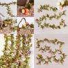Beautiful 42 Flowers Artificial Silk Rose Fake Flower Garland For Diy Party Decoration