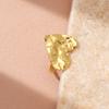 Golden Plated Hammered Heart Open Adjustable Ring for Women Elegant Statement Jewelry Gift