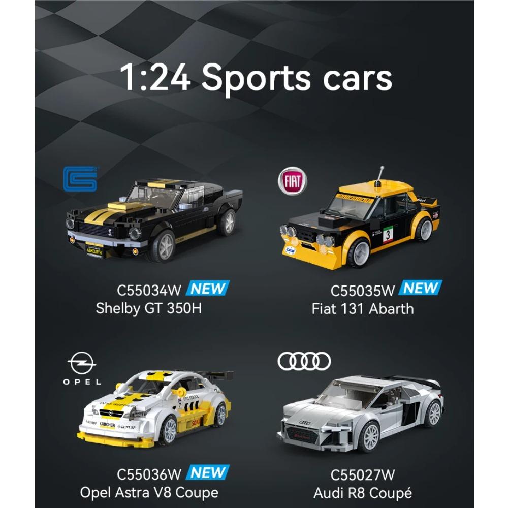 Officially Licensed 1/24 Building Block Car Set / Rally Car / Classic Retro Car / Supercar / Off-Road Vehicle / Opel