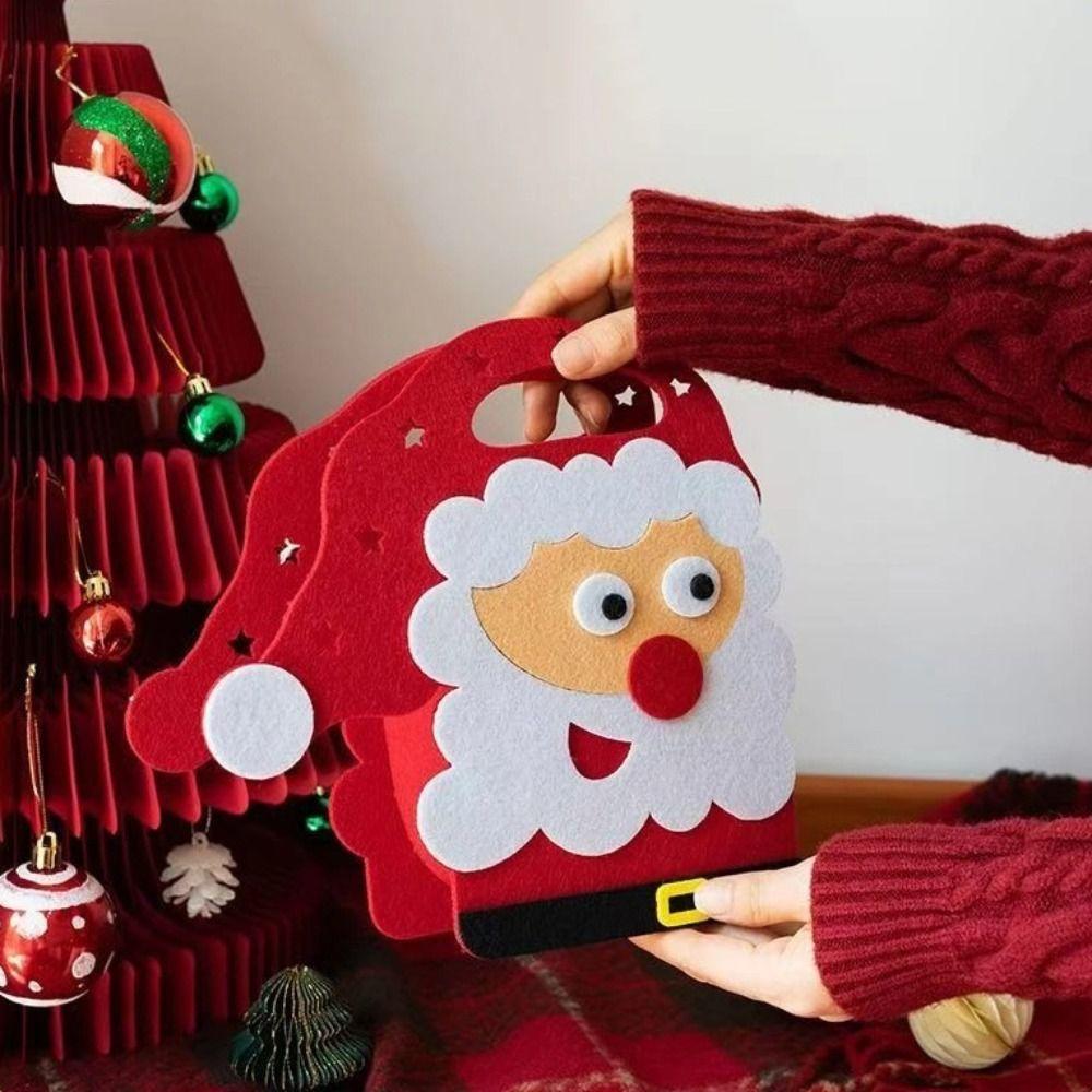 Cute Christmas Fruit Packaging Box Thicked Xmas Eve Packaging Bag Christmas Gift Bag Gift Wrap