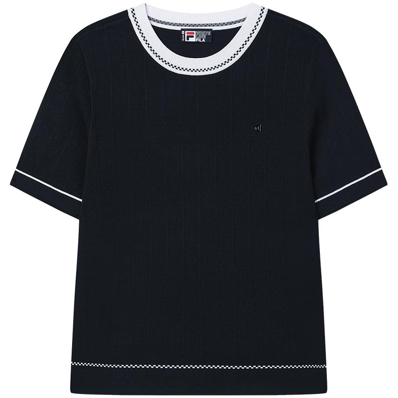 

FILA Women s Basic Woven Short Sleeve Top S