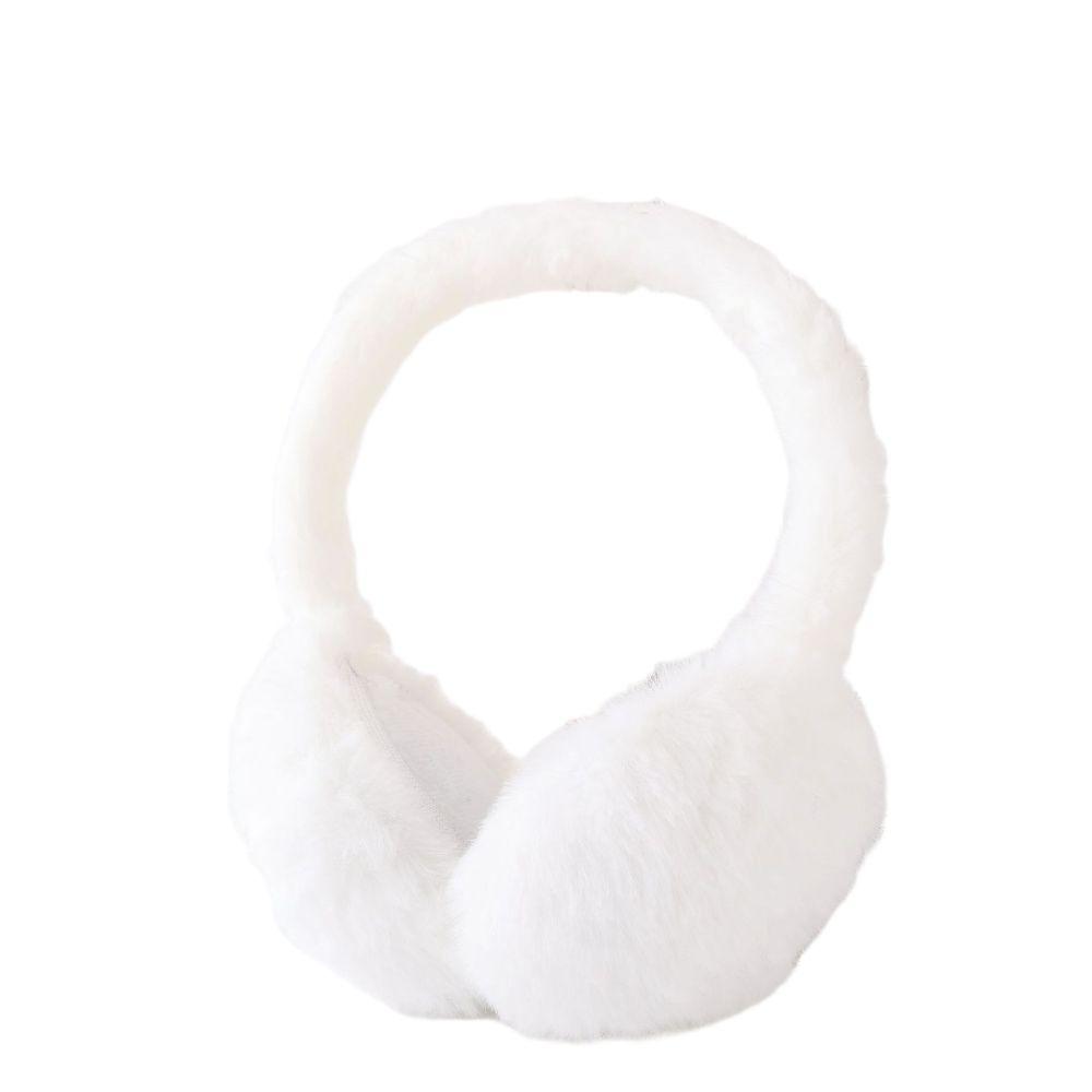Soft Plush Ear Warmer Winter Warm Fluffy Earflaps Fashion Faux Fur Ear-Muffs  For Women Men Outdoor