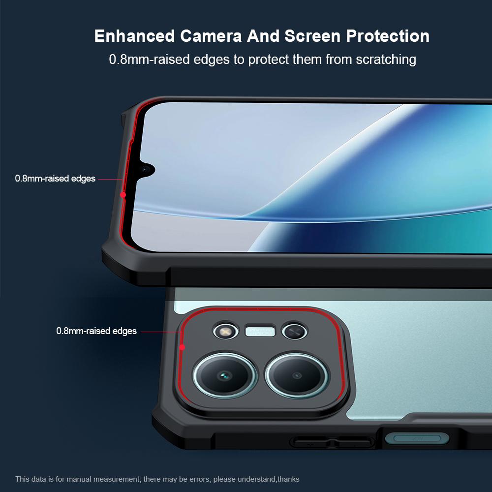 XUNDD Clear Case For Xiaomi Redmi 15C 5G (EU) (173mm)/Poco C85 4G (173mm)/15C 4G (EU) (173mm) Dropproof TPU + Acrylic Back Phone Cover