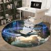 Avatar Inspired Fantasy World Chair Mat   Round Carpet for Home Decor, Office Use, Gift Idea   Fits s0197b