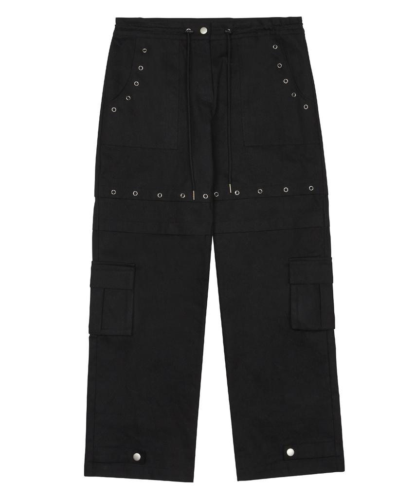 LUVISTRUE Am Eyelet Pants(Black)