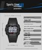 Sanda Waterproof Multi-functional Sports Watch - Fashionable Unisex, Simple Display, for Outdoor Activities