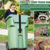 Heavy Duty Trash Can Lid Strap with Lock Practical Barrier for Dogs Squirrels And Wind Resistant Outdoor Use