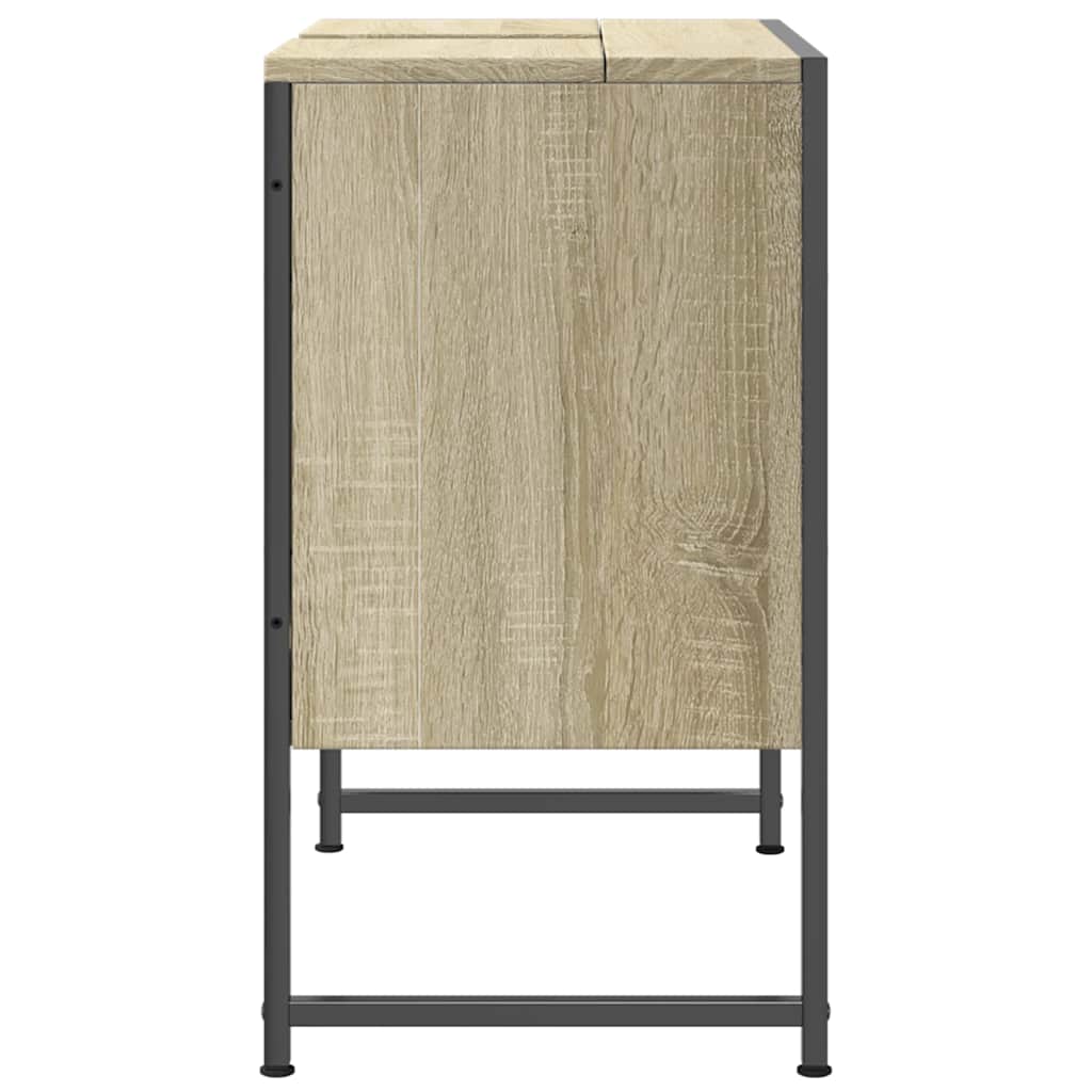 Vidaxl Waschbeckenunterschrank, Sonoma-Eiche, 60X33X60 Cm
