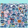 Colorful 50pcs Lilo Stitch Stickers Ideal For Decorating Laptop And Skateboard