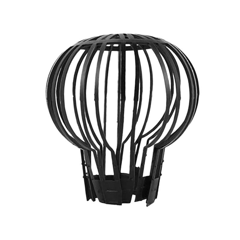 Anti-Clog Round Black Mesh Floor Drain Cover