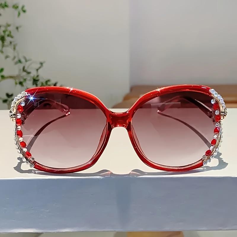 Luxury Brand Metal Trends Shades Fashion Crystal Design Women's Sunglasses Chic Pearl Decoration Sun Glasses for Lady