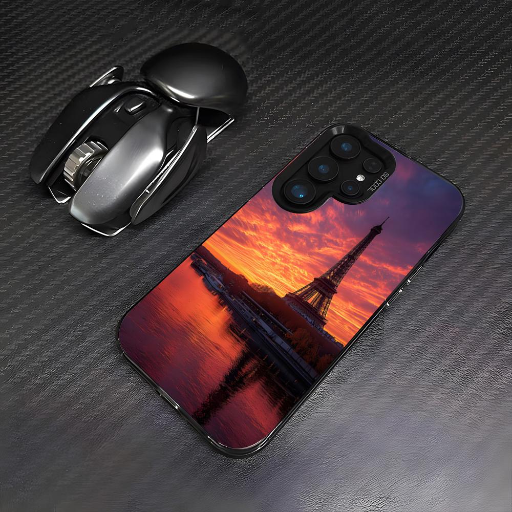 Eiffel Tower Paris Phone Case For Samsung A25 A33 5G A54 A36 A35 A56 A52 A14 Shockproof Colorful Cover