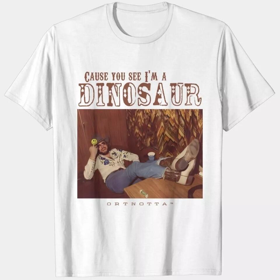 Dinosaur Hank Williams Jr Bocephus Western Southern Retro Shirt Unisex T-Shirt S