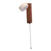 LED Wall Sconce Oak Wood Travertine Stone Modern Rotatable Wall Light Fixture Art Decor for Entryway Hallway Bedroom Bathroom