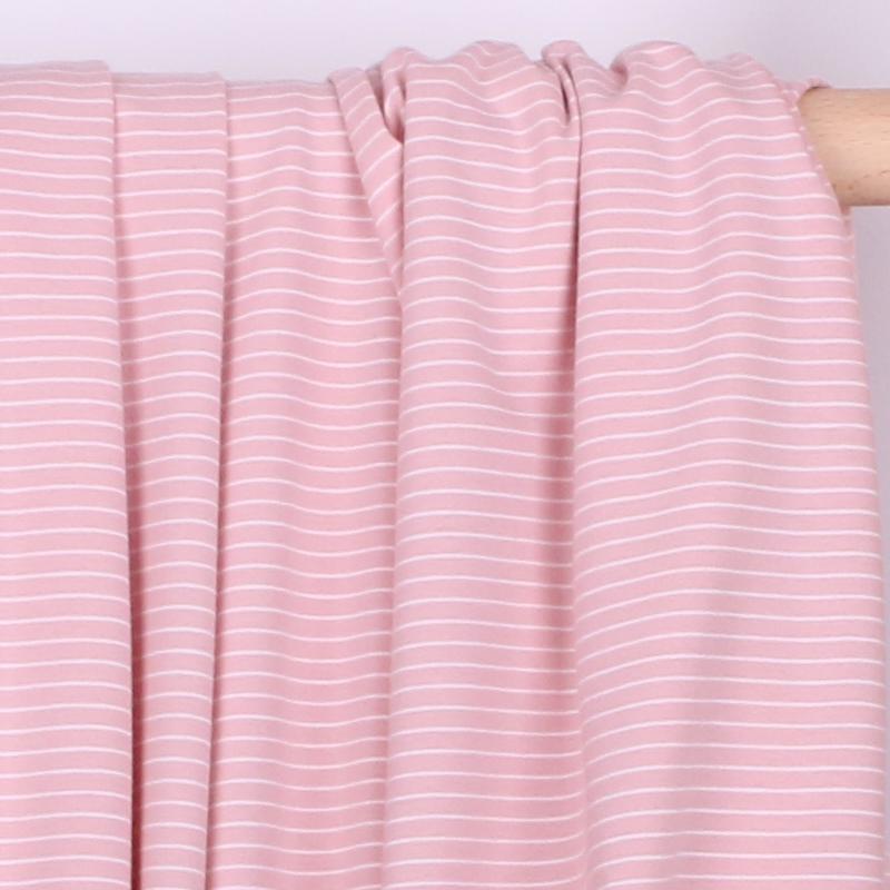 wide 1mm stripe 100% cotton knitting elastic fabric DIY sewing clothing cloth 165cm wide 100% tissu hometextile tela sewing