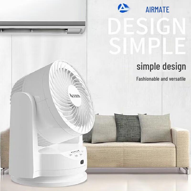 Airmate FB1562R Remote Control Tabletop Air Circulator Fan CN plug (adapter included)