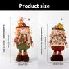 Standing Plush Harvest Scarecrows Dolls with Stretchable Long Legs Autumn Thanksgiving Festivals Decors for Indoor Space