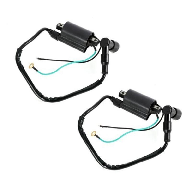 Lot de 2 Bobines d'allumage 12V pour Honda CB350 CL350 SL350 CL450 CB450 CB500 CL500