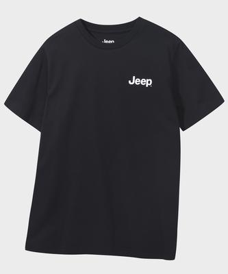 Camiseta de Manga Corta de Algodón JEEP con Logo Pequeño, Paquete de 30 (Jr5Tsu092Bk)