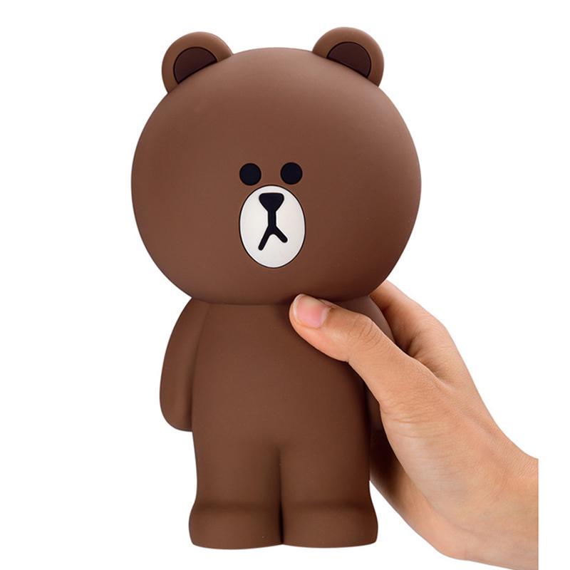 Cartoon Silicone Pencil Case Pencil Bags Lindo Oso Pardo Conejo 3D ...