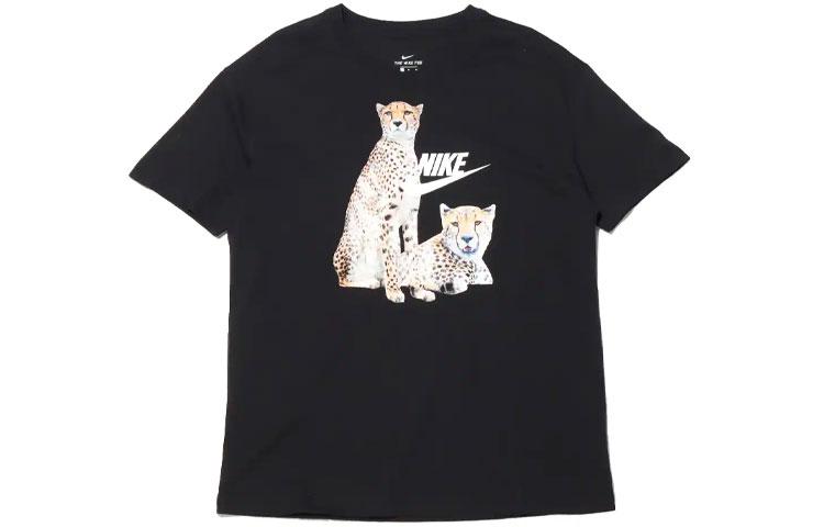 

Nike T Shirts Women s Black Crew Neck Moderate Straight Fit DD1486-010 S
