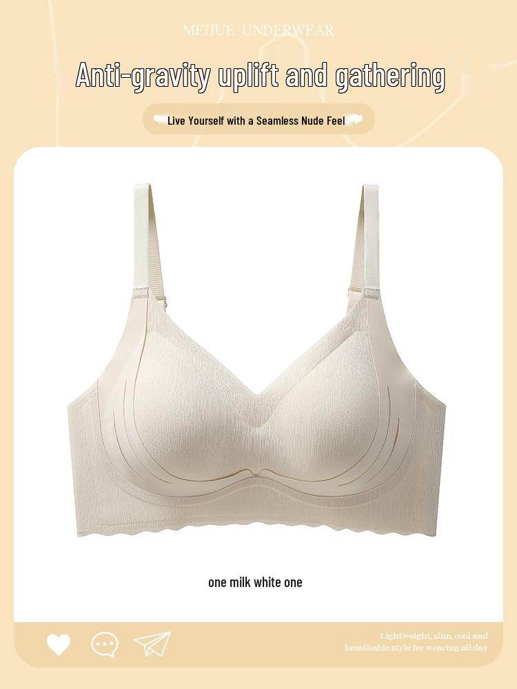 Seamless Small Chest Support Wirefree Sports Bra with Beautiful Back Design