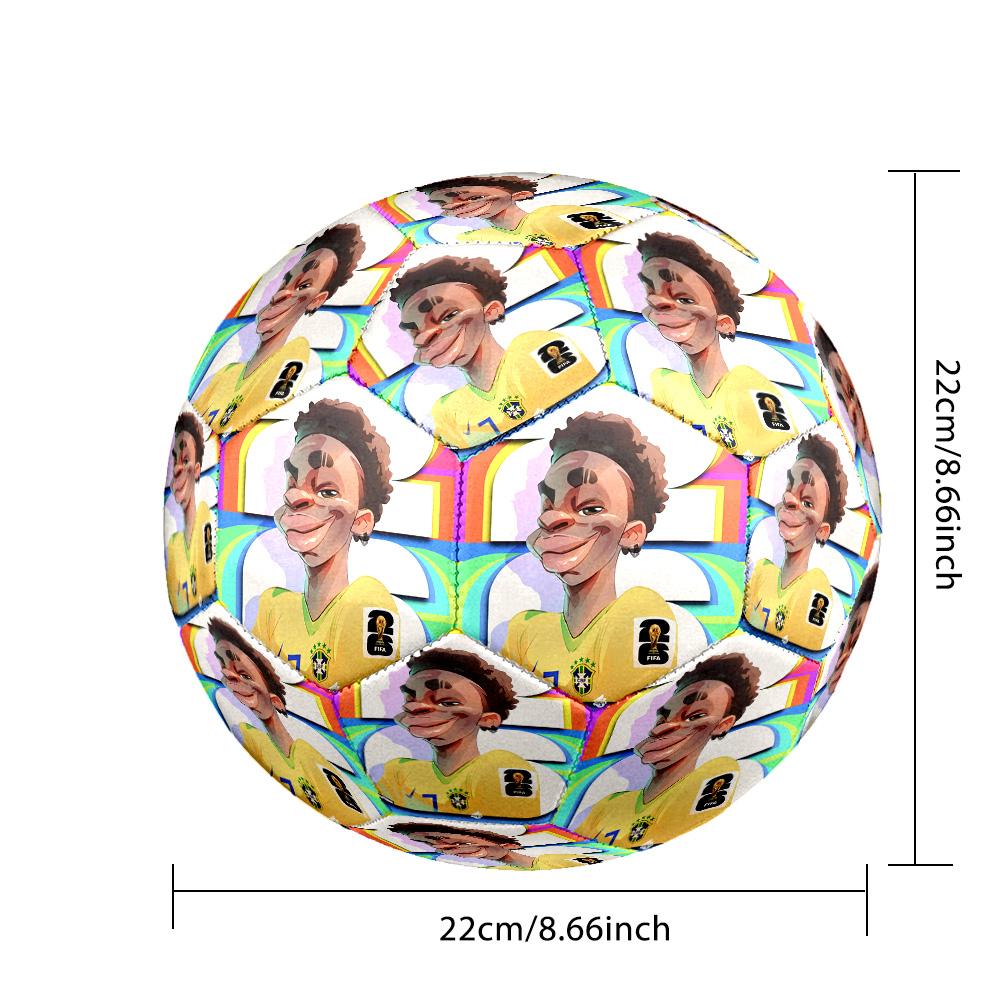 Lamine Yamal 19 Barcelona Players Celebration Size 5 Football Machine-Stitched Indoor/Outdoor Training and Matches perfect gift for sports enthusiasts
