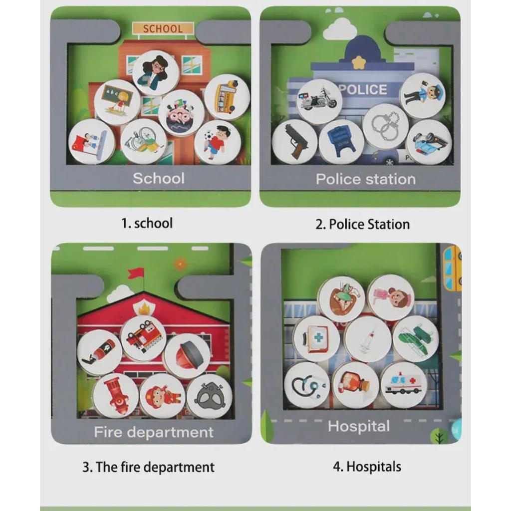 Kids Magnetic Pen Moving Bead Game Educational Fine Motor Skills Toy Montessori Color Sorting Toys Educational Toys for Kids