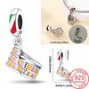 New Authentic Copper Statue of Liberty Paris Eiffel Tower Car Travel Charm Bead Charms Bead Charms Compatible With Bracelets Do It Yourself Fine Jewel
