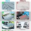 Keeps Seats Dry Golf Cart Seat Towel Blanket Comfortable Golf Cart Accessories  for 2/4-seats Cart