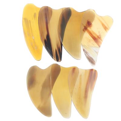 Natural Ox Horn Gua Sha Board Scraper Facial Lift Neck  Body Scraping Massage