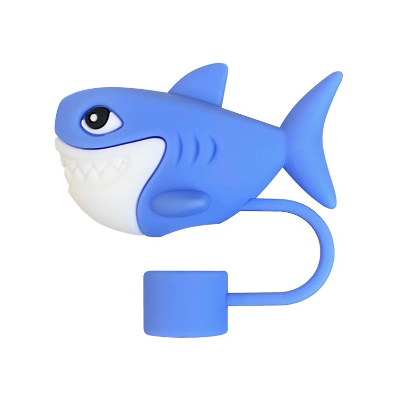 10mm 3D Cute Animals Straw Cover Cap Silicone Dust-Proof Straw Topper Leak-Proof Drinking Dust Cap Cartoon Straw Covers