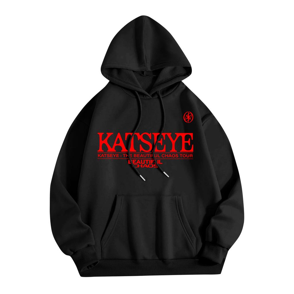 Unisex Fashion Lightweight Long Sleeve Pullover With Pockets Printed Hoodie