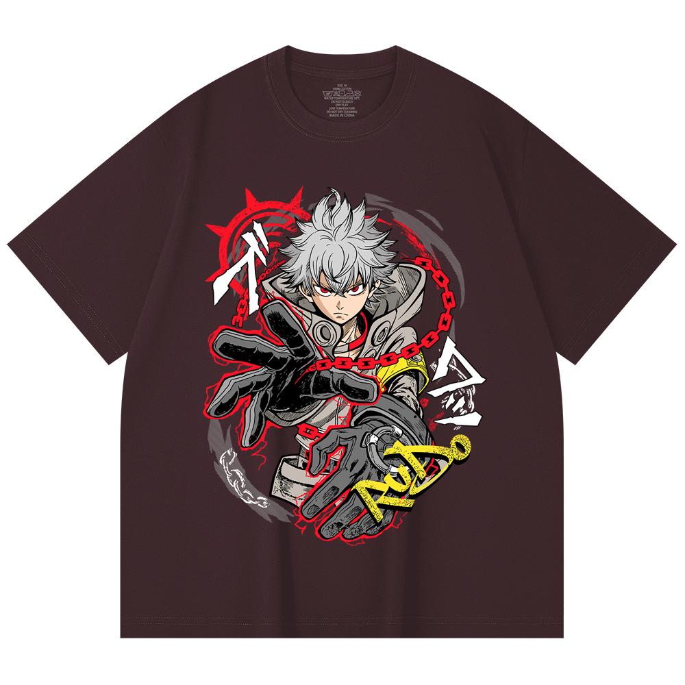 

230 Gsm 100% Cotton Gachiakuta V12 Rudo Print Unisex Heavy Cotton T Shirt 2XL