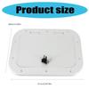 Marine Safety Hatches Deck Plate With Reinforced Hinges Weatherproof Construction And Key Lock For Outdoor Installation
