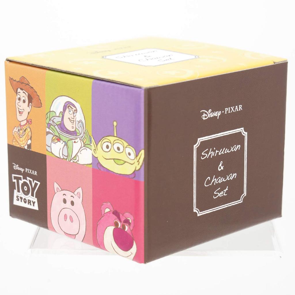 San Art Disney Pixar Alien Soup Bowl and Rice Bowl 300g "Toy Story" (Crayon Touch) Set, Approx. (SAN3078-3)